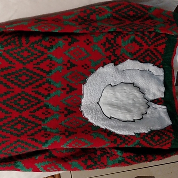 Holiday Time man's ugly sweater sz M - Picture 4 of 7